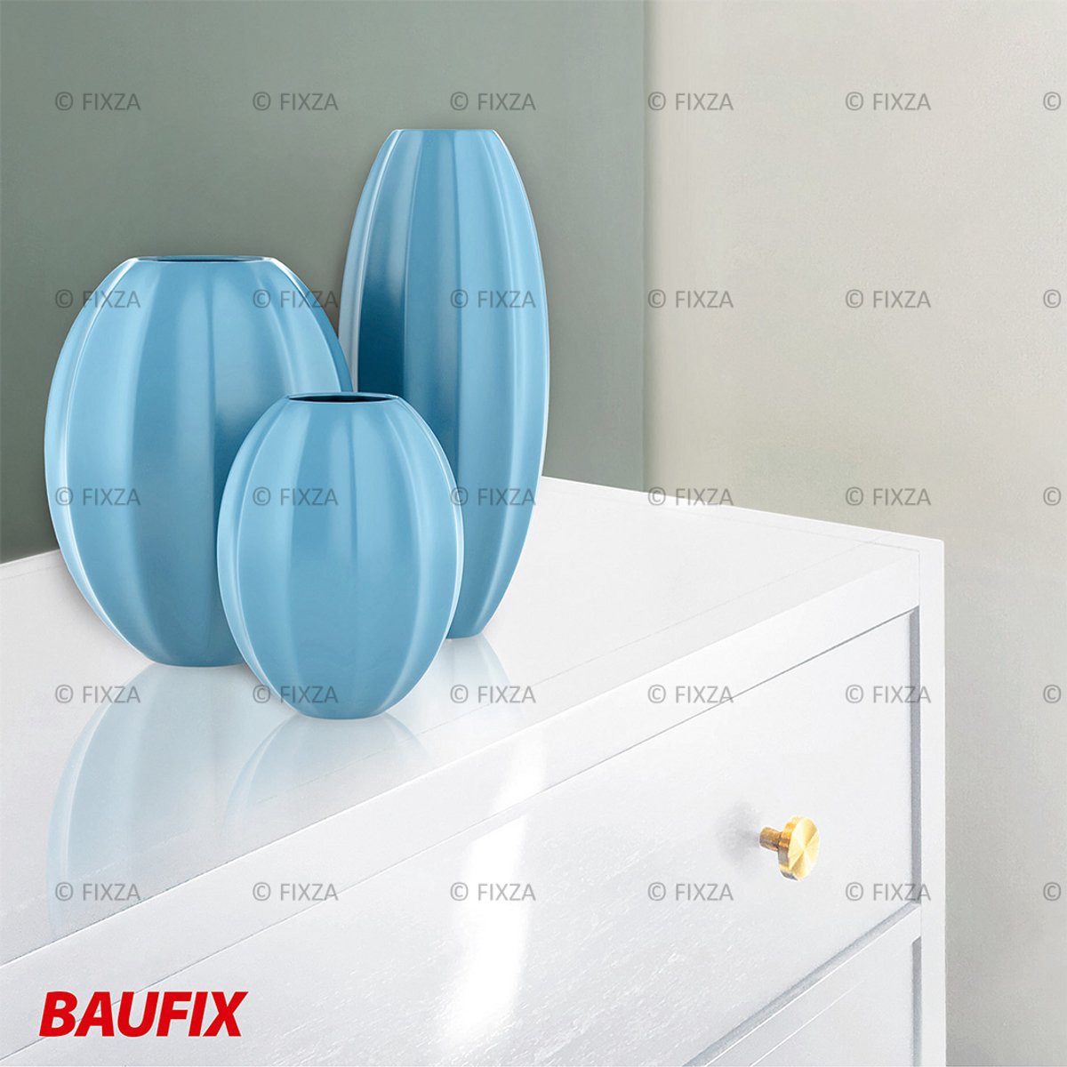 BAUFIX Witte Zijdeglans Lakverf 1L – Watergedragen Universele Lak voor Hout, Metaal & Beton – Binnen/Buiten – Sneldrogend & Vergeelbestendig – foto 3