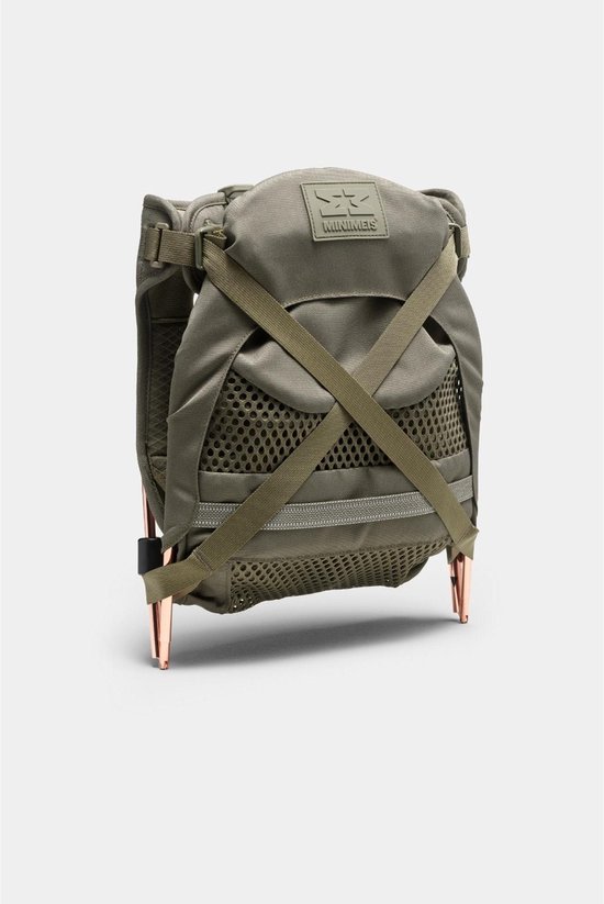 Minimeis The Shoulder Carrier G5 - Draagzak - Schouderdrager - Draagzak 6 maanden + - Rugdrager - Olive Premium van Merkloos — afbeelding 4