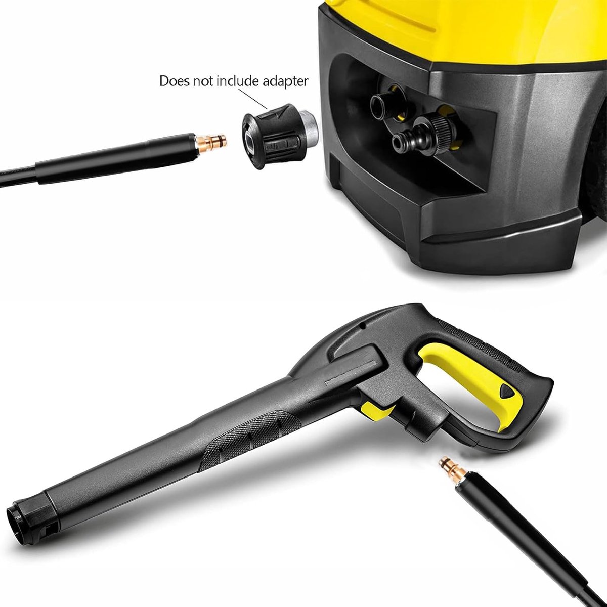 Hogedrukslang 10 Meter - Geschikt voor Karcher K2 K3 K4 K5 K6 K7 Hogedrukreiniger - Hogedrukreinigingsslang met Quick Connect Snelkoppeling - Vervangingsslang - Slijtvast & Explosiebestendig – foto 5