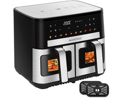 Airfryer - MAGICFOX - 10 L - 2 porties - LED touchscreen - 9 programma's