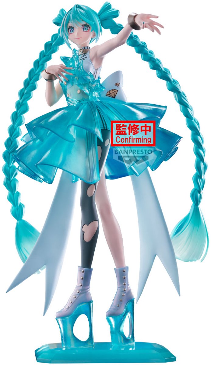 Banpresto - Figuur - Hatsune Miku Evolve Clearluxe-Emeraldgem