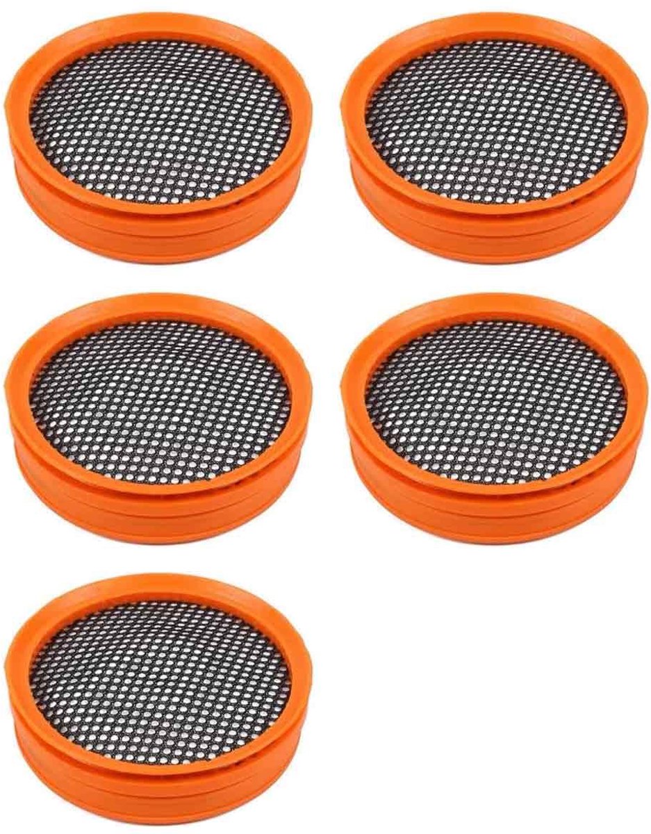 Vervangingsfilter – Wasbaar en herbruikbaar – 5 stuks – Zwart