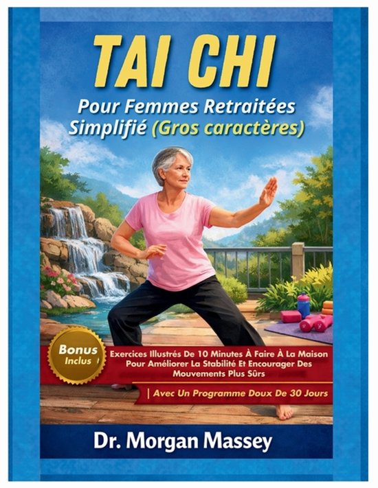 Tai Chi Pour Femmes Retraitées Simplifié (Gros caractères ... - cover
