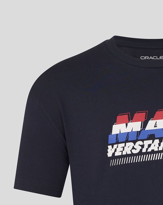Max Verstappen Front Graphic T-shirt Blauw 2026 Maat 2XL van Merkloos — afbeelding 4