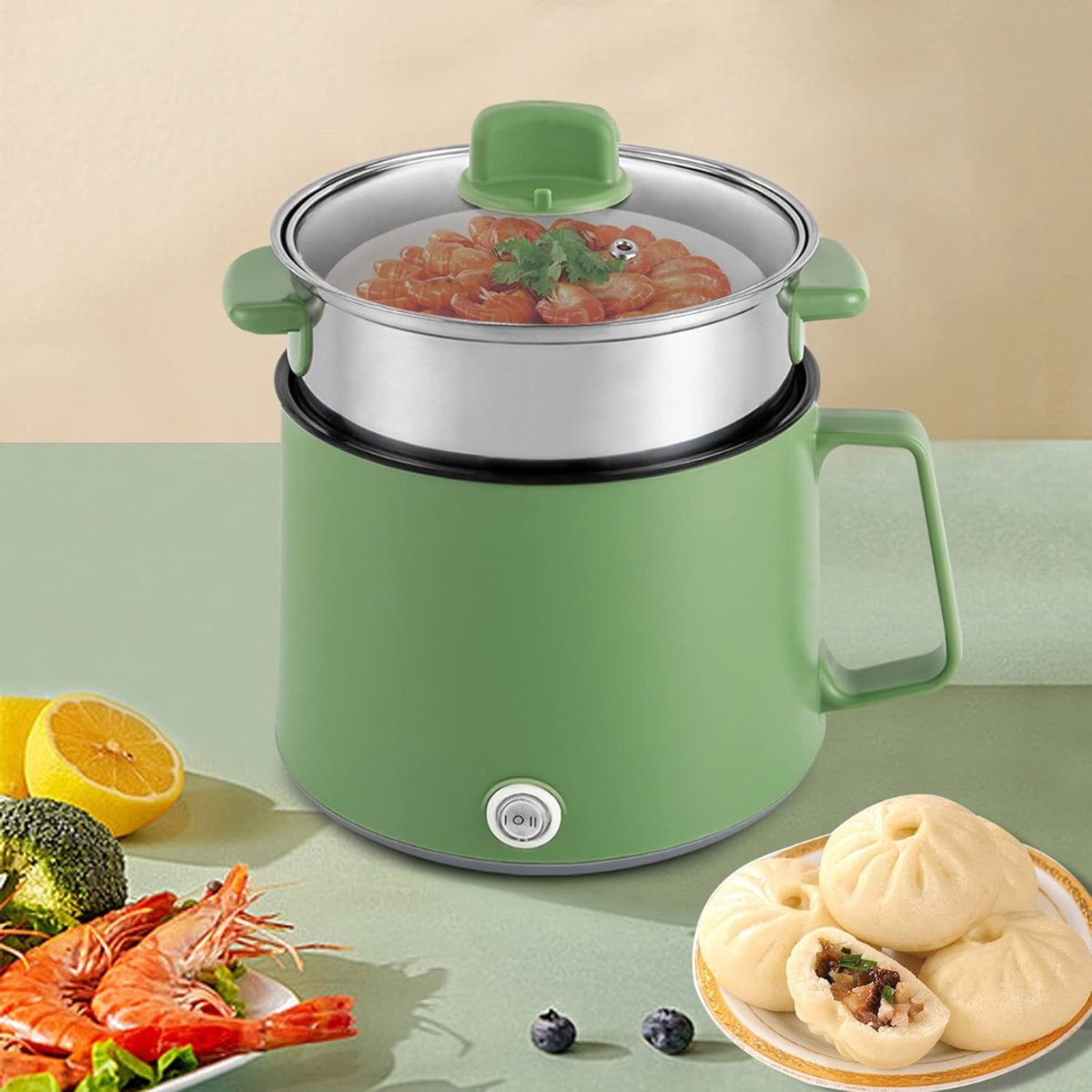 Groupe SEB DYNA® Multicooker Groen 17cm - Slowcooker - afbeelding 3