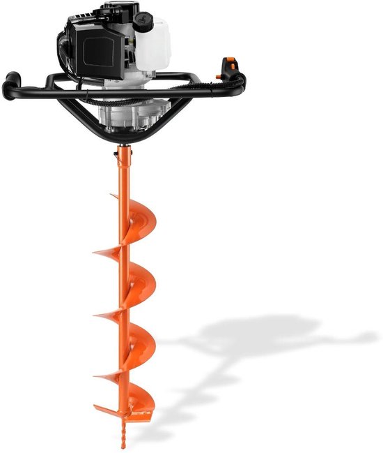FUXTEC FX-EB143ECO benzine grondboor, grondboor incl. 2 boren, 42,7 cm³, 100/150 mm boor, centrifugaalkoppeling, ergonomisch ontwerp, 8,5 kg van FUXTEC — afbeelding 2