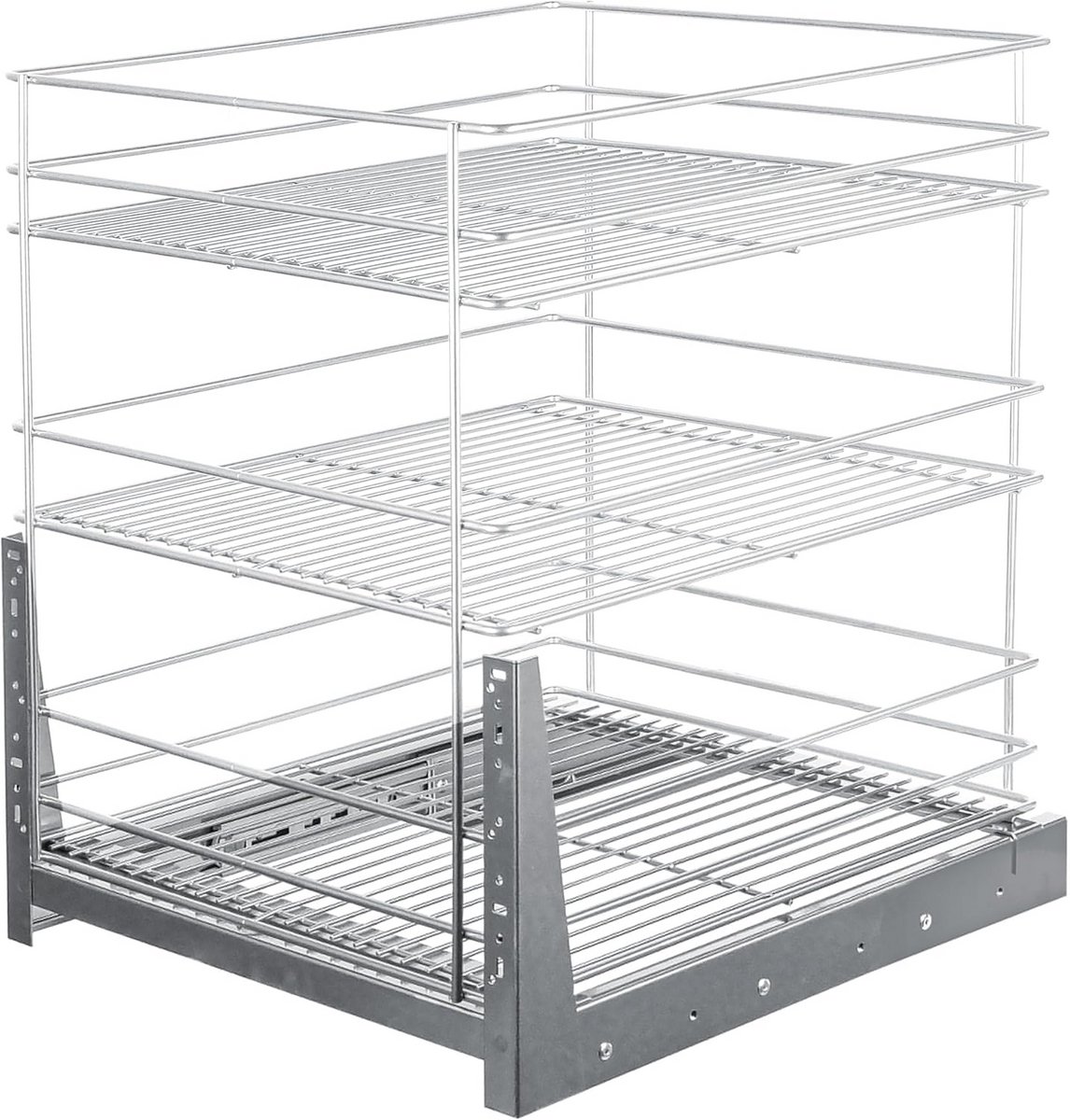 Uittrekbare Kastmand met Soft Close voor Keukenkast 60 cm Breed