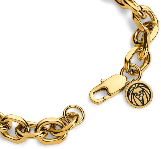 Essentials | Collier à maille forçat couleur or 12 mm