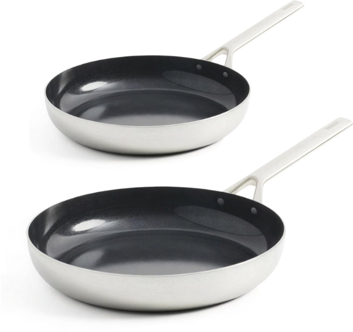 Royal van Kempen en Begeer Koekenpannenset 2-delig – Koekenpan 20 cm & 28 cm – PFAS-vrij – Keramische Anti-aanbak – Geschikt voor alle warmtebronnen