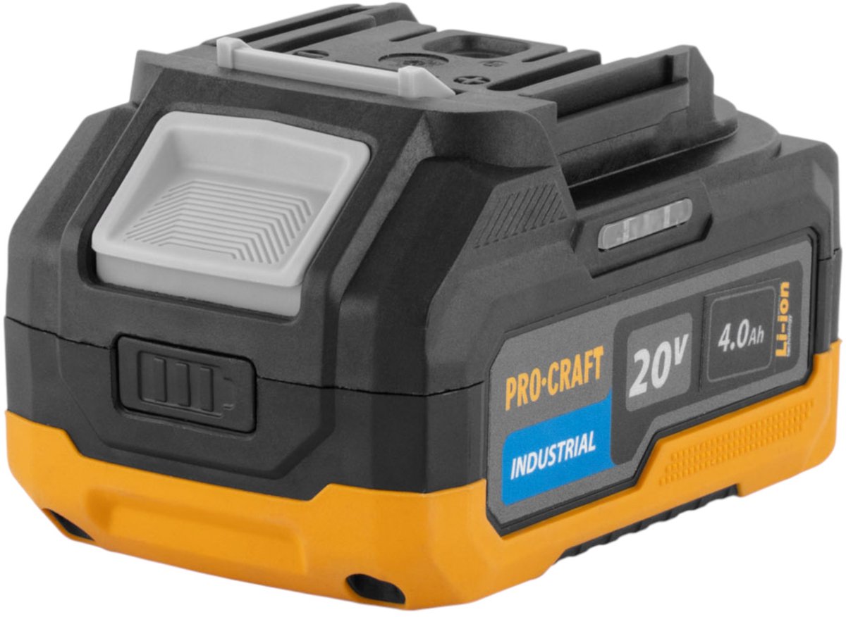 Procraft 20/4 Industrial accu 20 V 4,0 Ah / 4000 mAh Li-ion met laadindicator