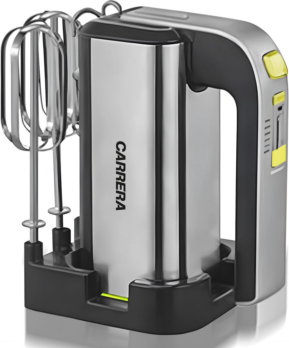 Krachtige Handmixer met Opbergstation en RVS Gardes - 300W