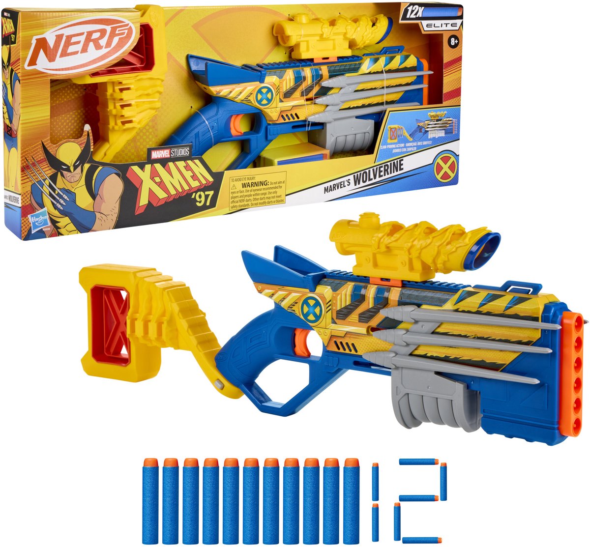 NERF marvel wolverine blaster