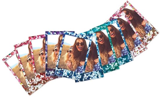 Fujifilm mini Confetti pellicule polaroid 10 pièce(s) 54 x 86 mm