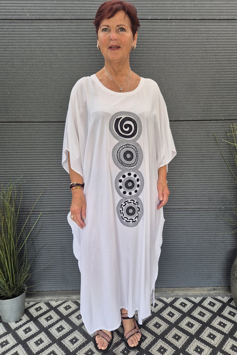 Bagoes kaftan jurk borduur