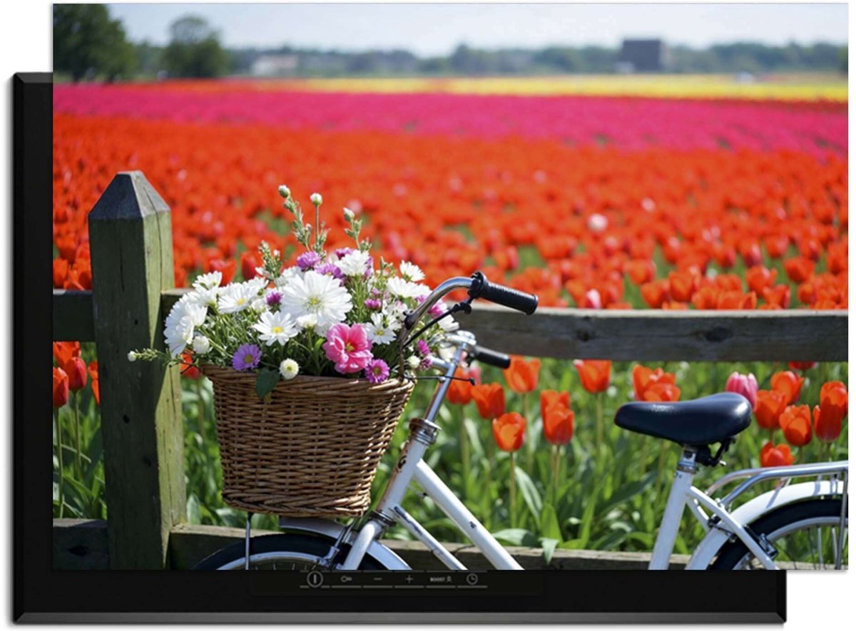 KitchenArt - Spring Ride - Inductie Beschermer - 86x52 cm - Kookplaat Beschermer - Luxe Afdekplaat Inductieplaat - Anti-slip & Oprolbaar - Beschermmat Inductiekookplaat