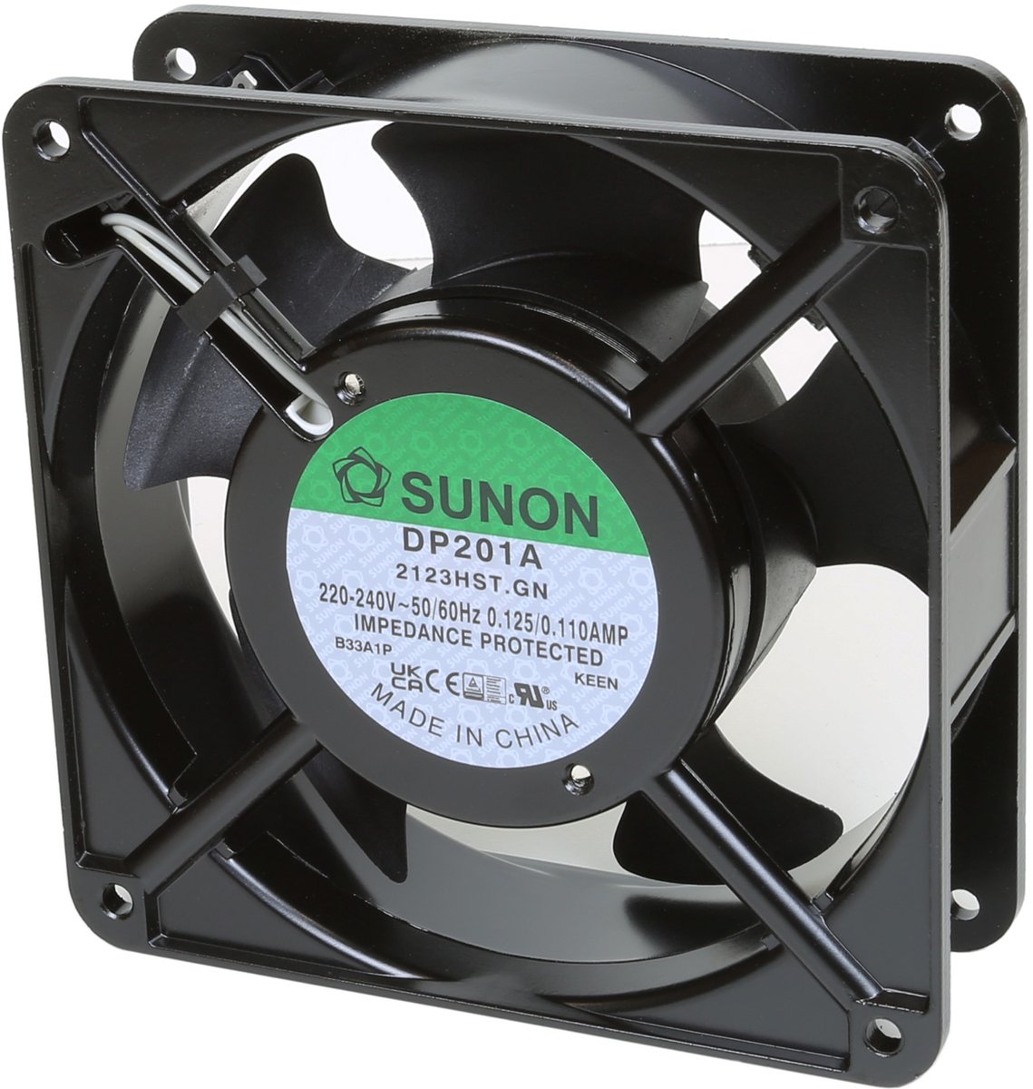 Sunon DP201A2123HST.GN Axiaalventilator 230 V/AC 177 m³/h (l x b x h) 120 x 120 x 38 mm