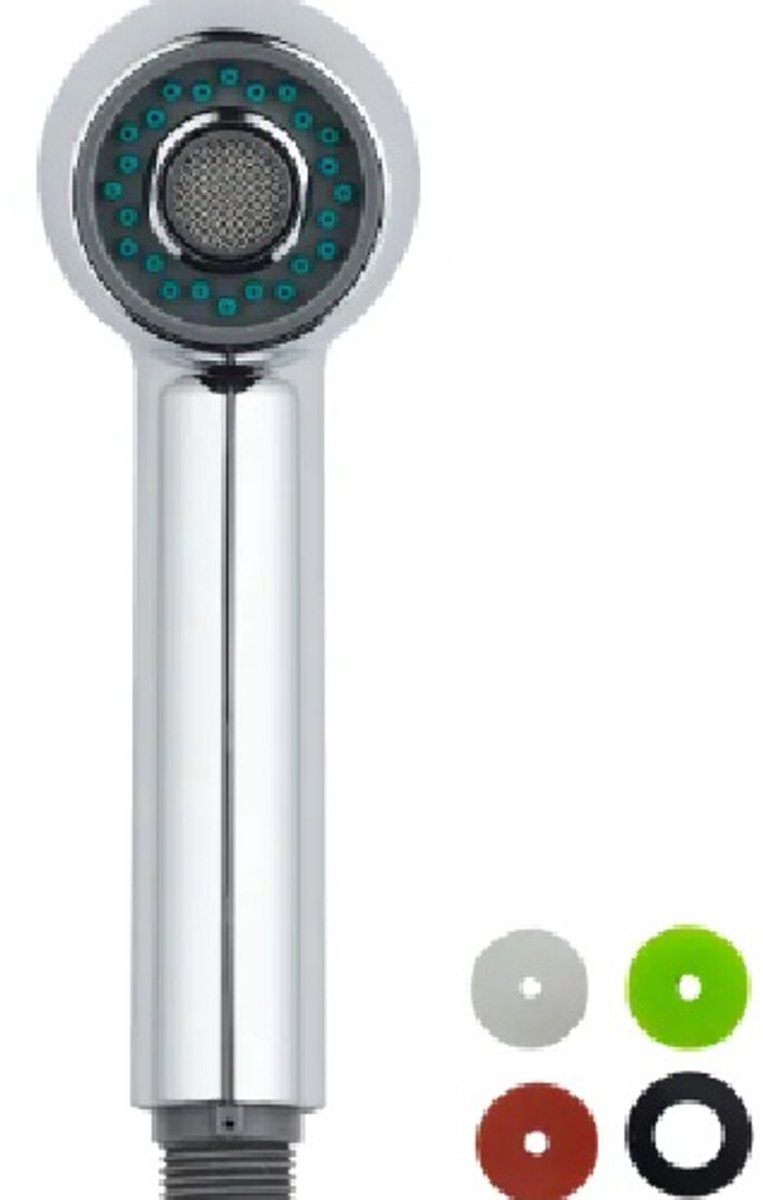 KIRCHHOFF ECO-SAVE Douchekop Voor Keukenkraan - Sproeier - Chroom - 1/2" - 2 Functies - Voor Hoge Druk