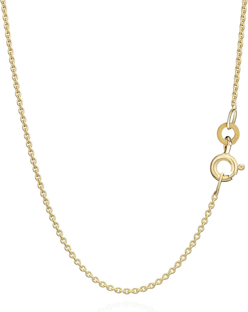 Ankerketting 333 Geelgoud 8 Karaat Halsketting voor Dames, Heren en Kinderen