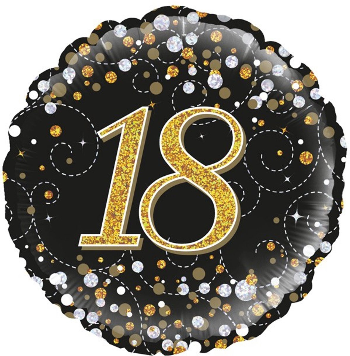 Folie/ballon Sparkling 18 Holograpic