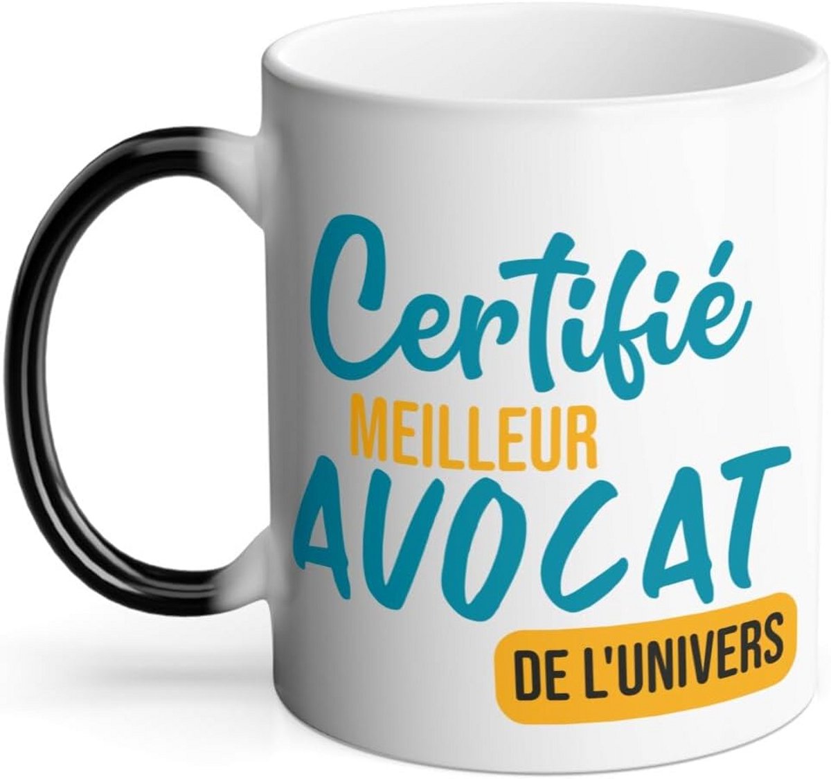 Magische Warmtegevoelige Mok Beste Advocaat van het Universum
