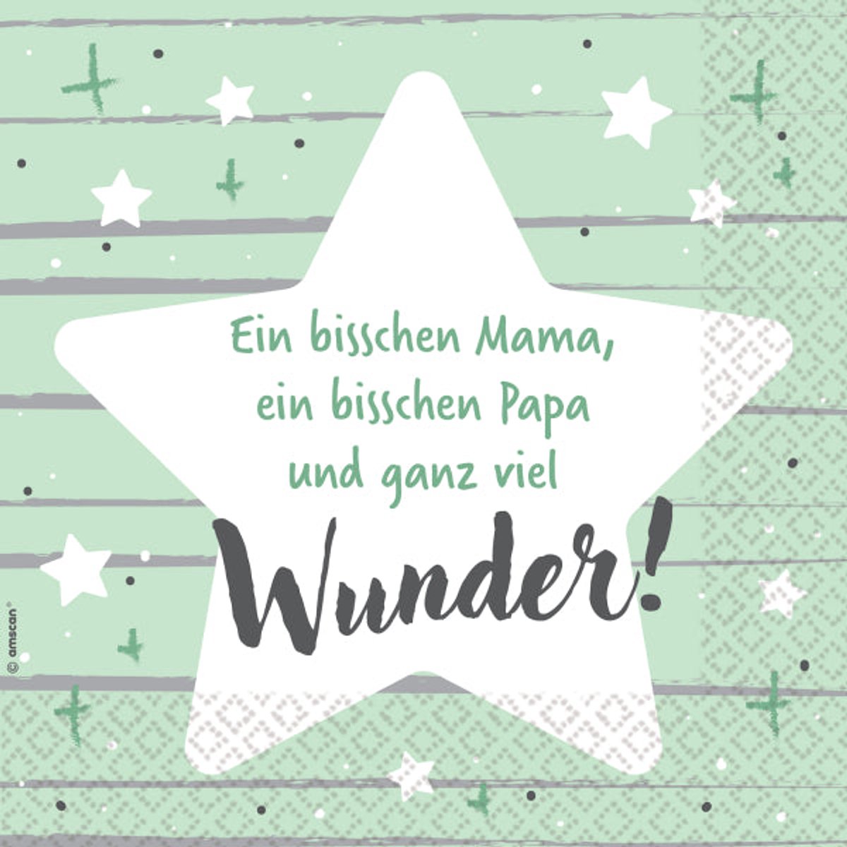 16 servetten - Ons wonder 33cm
