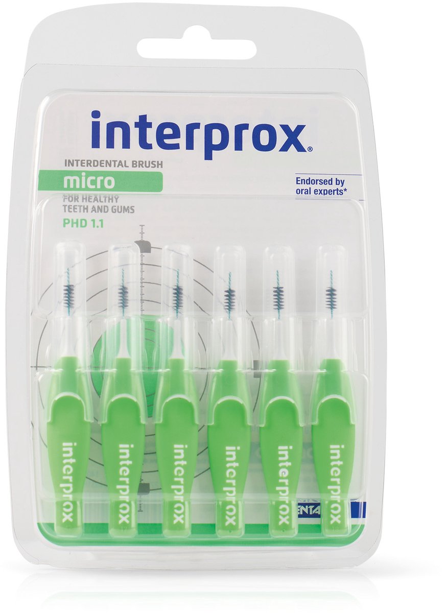 Interprox Ragers Micro 0.9 Groen Blister à 6 stuks