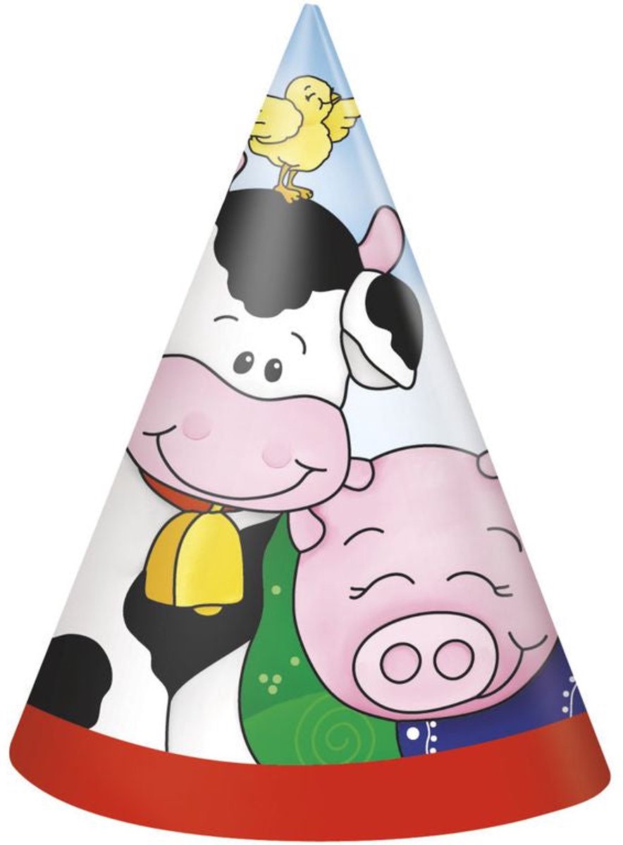8 Feestmutsen Boerderijvrienden Feest