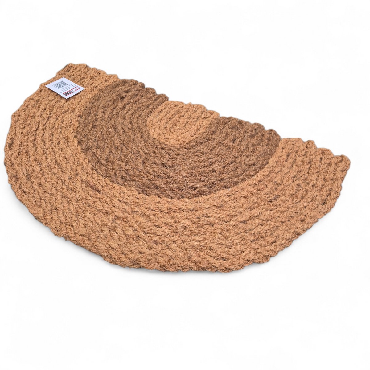Cleanwalk - Kokosmat Rope halfrond - 45 x 75 cm – 20 mm dik