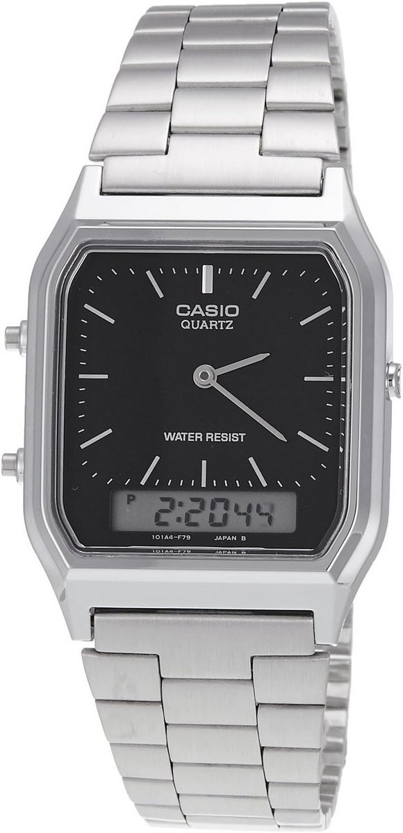 Herenhorloge Analoog Digitaal Roestvrij Stalen Band