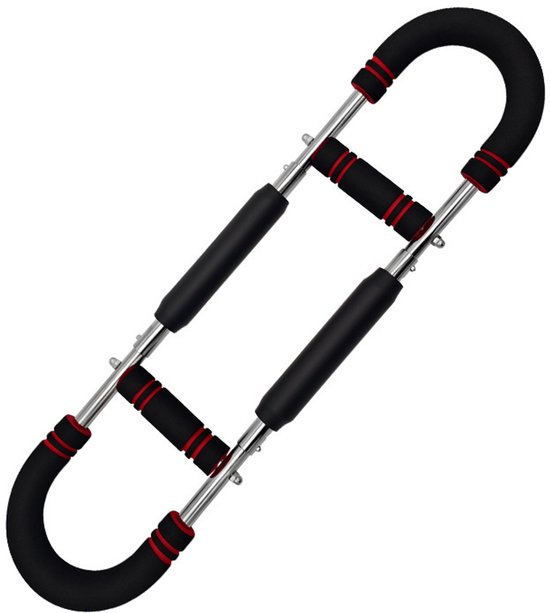 Draaiarmtrainer voor biceps, borst en core-spieren – verstelbaar weerstandsapparaat voor armoefeningen, geschikt voor thuisgyms, krachttraining en spieropbouw.