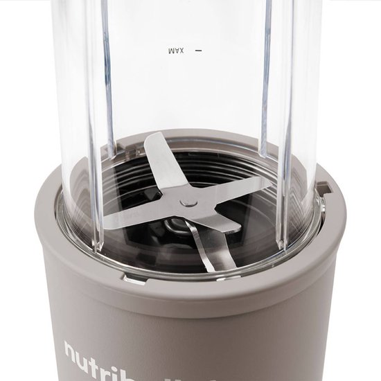Nutribullet Exclusive - Blender - 900 Watt - Smoothie Maker - Incl. To Go Deksel & Accessoires - 700 ml Drinkbeker BPA & BPS-vrij - Grijs - Mocca van Merkloos — afbeelding 3