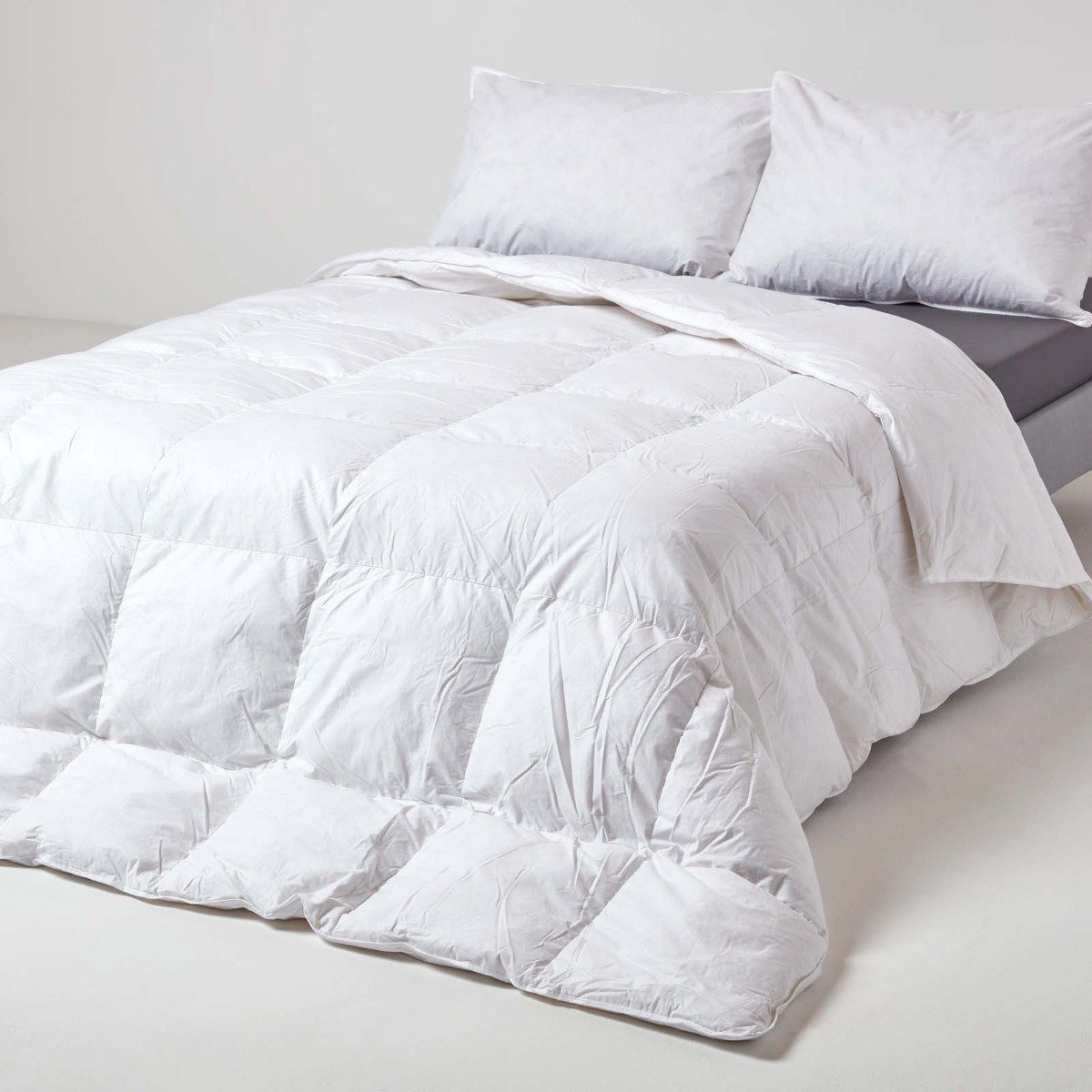 Homescapes Donzen Zomerdekbed 240x220 cm – Ganzendons & Veren – Warmteklasse 3 – OEKO-TEX® & RDS Gecertificeerd