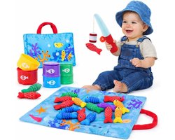 Houten Pluche Visspel Montessori