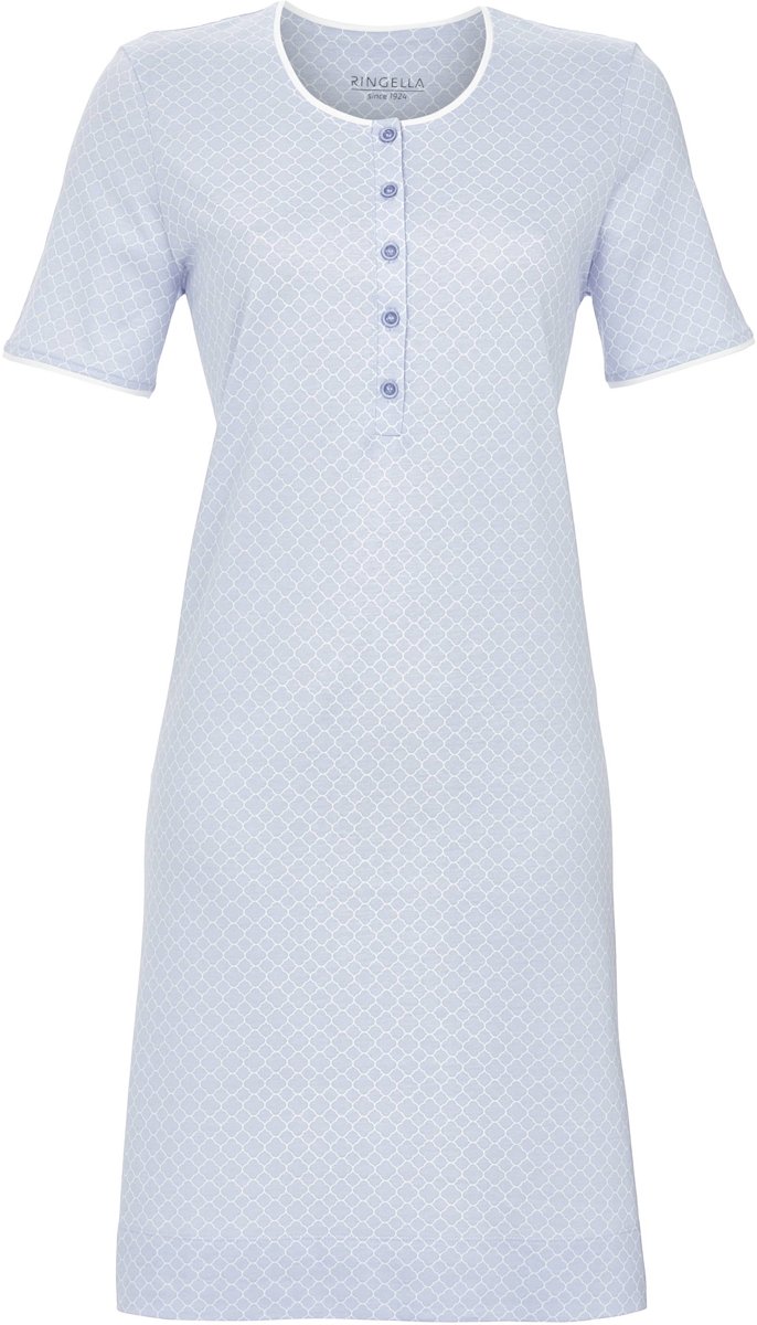 Ringella Minimalistisch blauw nachthemd Ringella - Blauw - Maat - 42