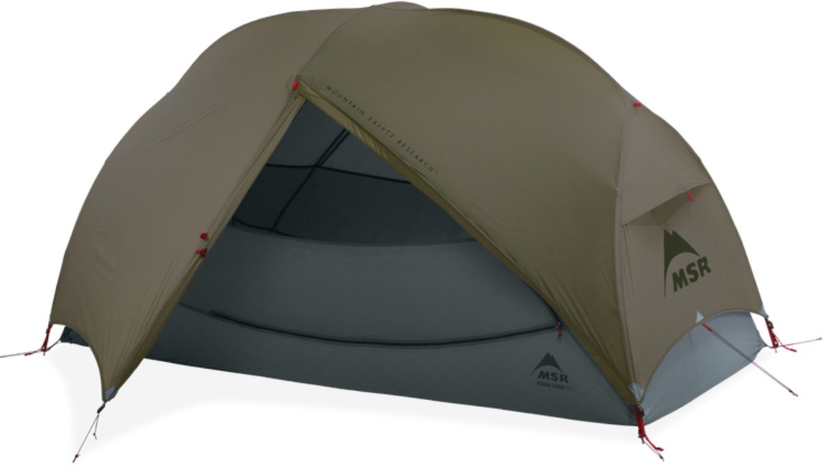 MSR Hubba Hubba LT 3 – Lichtgewicht 3-persoons trekkingtent – Ruim en veelzijdig – 3 seizoenen