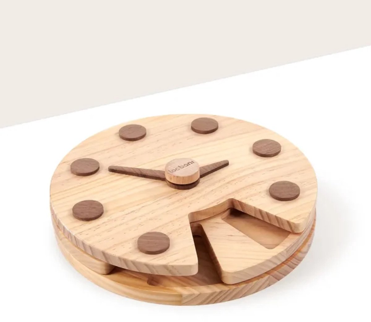Sensidog 'Wall Clock' Hondenpuzzel – Interactief Denkspel voor Honden – Dubbele Laag Puzzelspeelgoed van Bamboe – Mentale Training & Anti-Verveling