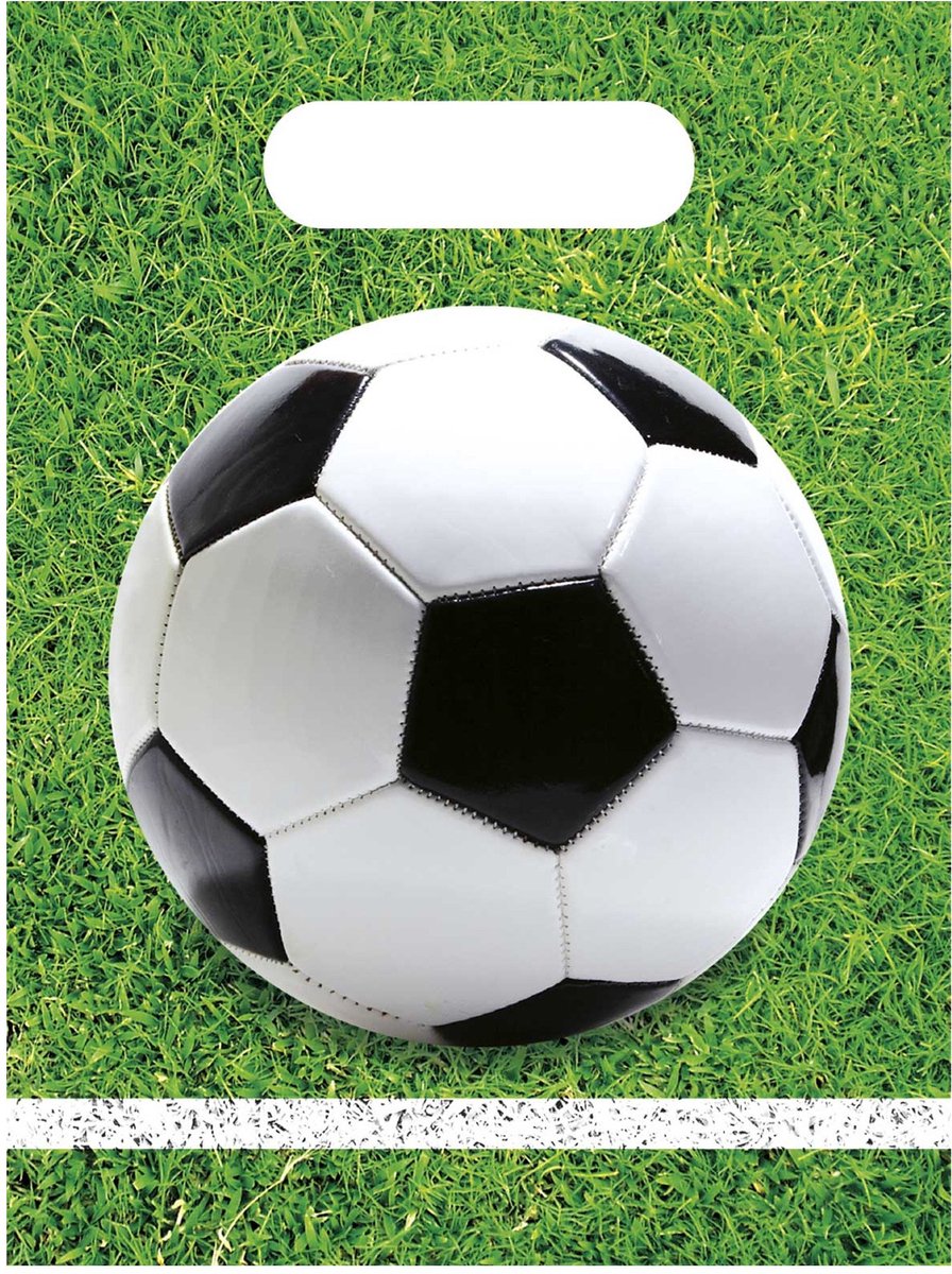 Uitdeelzakjes Voetbal Party | 6 stuks