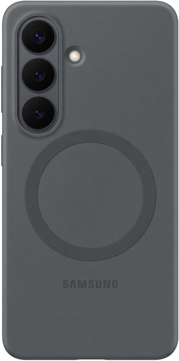 Samsung Galaxy S26 Hoesje - Silicone Magnet Case - Zwart