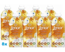 Lenor La Collection Indulge Amber & Orchidee – 8 x 1155 ml – 440 Wasbeurten – Wasverzachter Voordeelverpakking