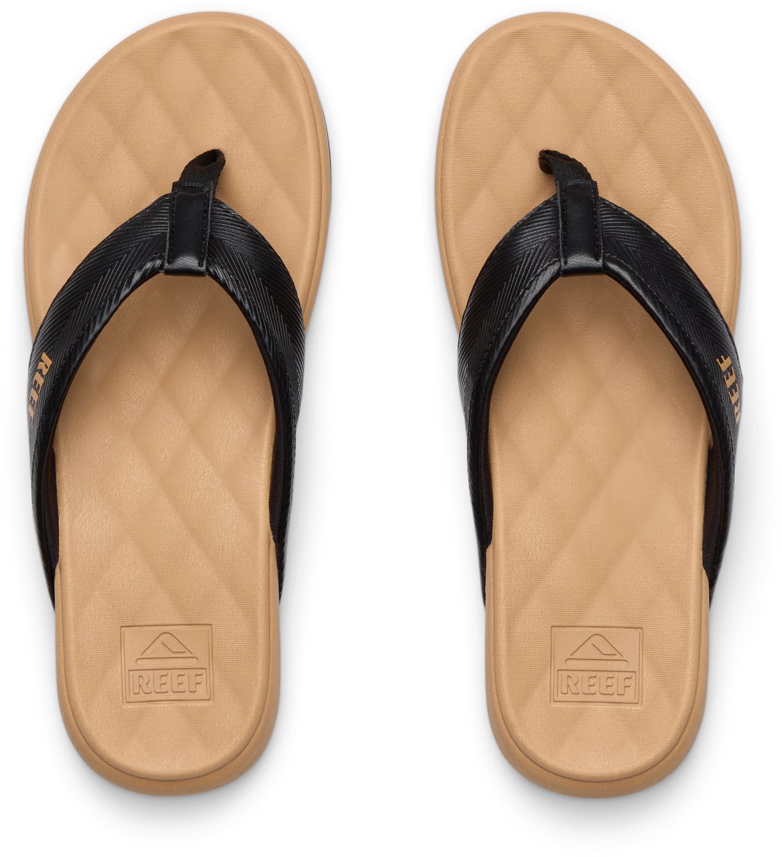REEF KIDS CUSHION HARMONY Meisjes Slippers – Lichtbruin Zwart