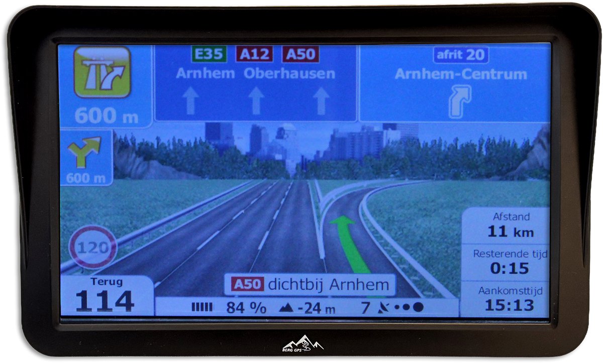 BergGPS® BG-9001T 9 inch Truck Navigatie Europa - Navigatiesysteem voor Vrachtwagen, Bus en Touringcar – foto 4