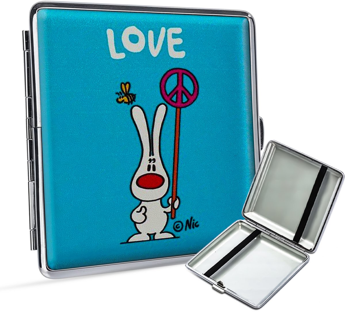 Sigarettendoosjes Love Vrede - 20 Sigaretten - Luxe Sigarettenhouder