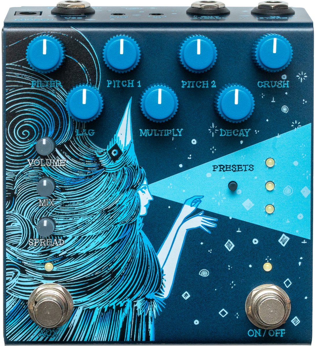 Old Blood Noise Endeavors Dark Star Stereo Flagship Reverb effectpedaal