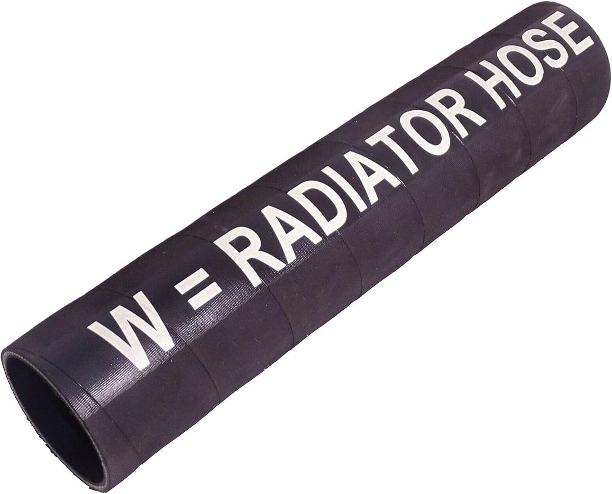 Zwarte Rubberen Radiatorslang 30mm ID 1 Meter voor Verwarming en Koeling