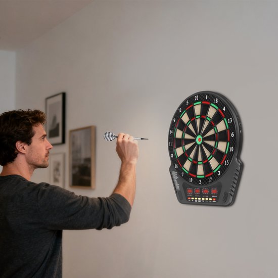 Elektronisch Dartbord met 27 Spelmodi en 6 Darts voor Tot 16 Spelers van Merkloos — afbeelding 4