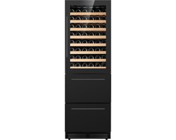 Nestor M NWBM288GN1 Wijnklimaatkast 88 Flessen Nestor Wine – Wijnkoelkast Inbouw/Vrijstaand –Drankkoelkast met Lades – LED – Wijnkoeler & Bierkoelkast – NWBM288GN1