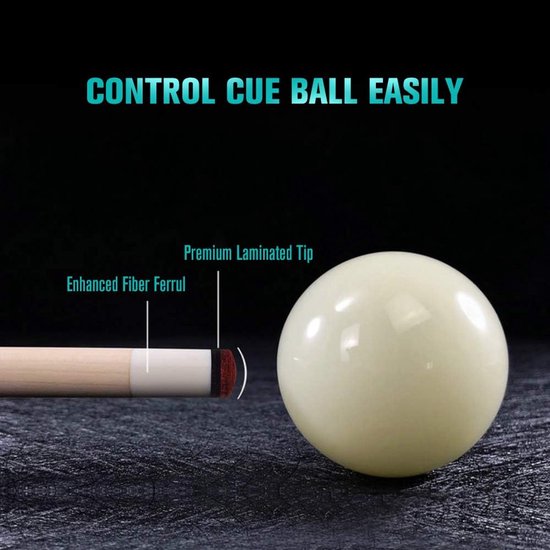Professionele Biljart Keu - 58 inch Canadese Esdoorn Poolkeu (Verschillende Gewichten) — afbeelding 2