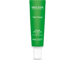 WELEDA Skin Food Oogcontourcrème - Cafeïne & Hyaluronzuur - Vermindert Wallen, Donkere Kringen & Tekenen Van Vermoeidheid - Voedt Intensief - 100% Natuurlijke Ingrediënten - 12 ml