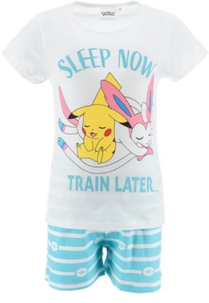 Pokemon Pyjama Meisjes - Katoen - Maat 104 - Shortama