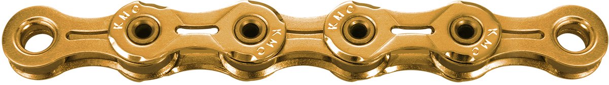 KMC ketting 1/2-11/128 114 10v x10sl goud afbeelding